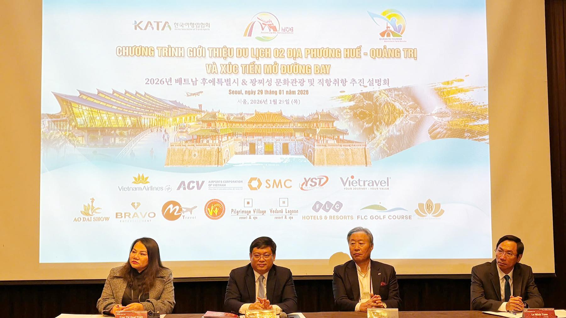 Giới thiệu du lịch Huế - Quảng Trị và xúc tiến mở đường bay tại Hàn Quốc