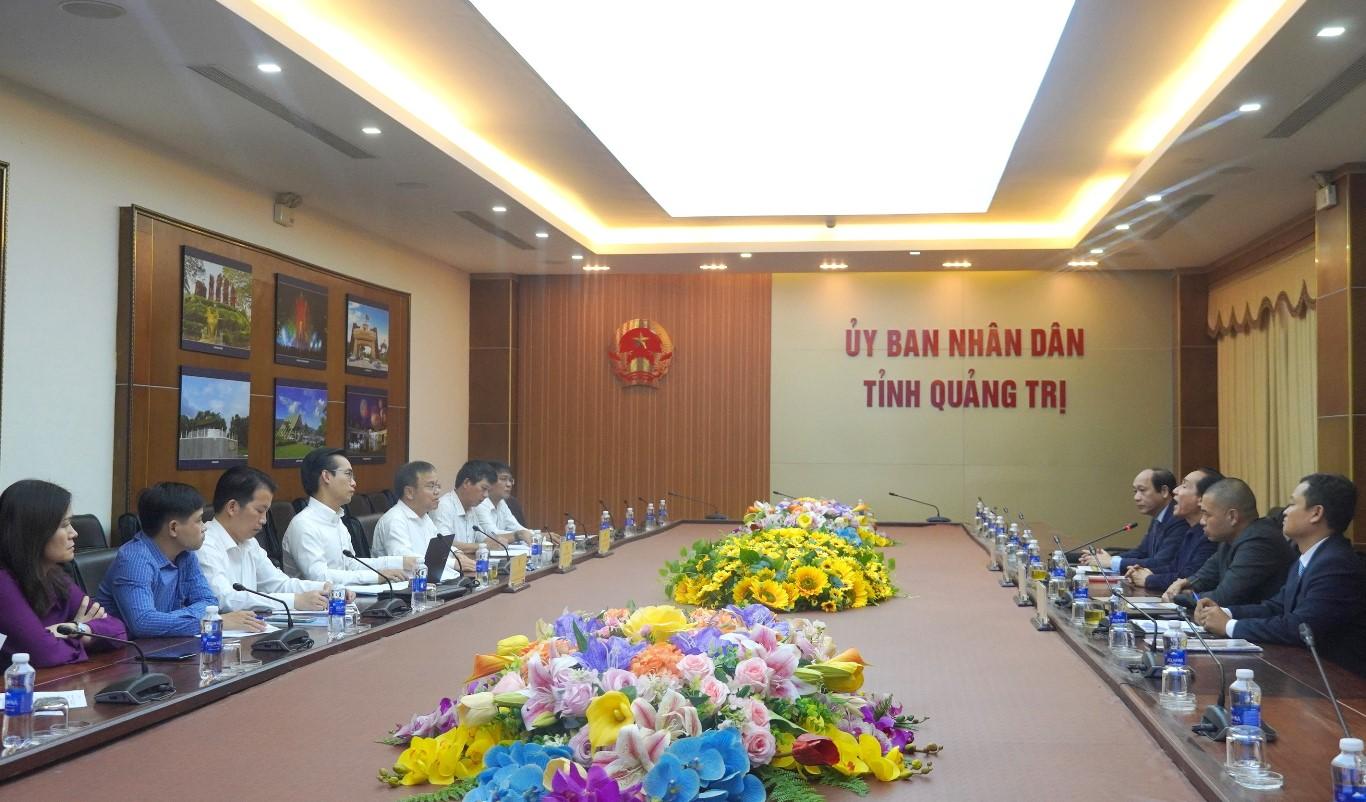 Phó Chủ tịch UBND tỉnh Lê Đức Tiến làm việc với đoàn công tác của Tập đoàn B’Lao - Scavi