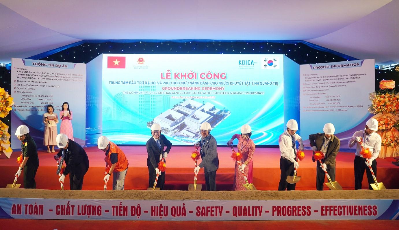 Khởi công xây dựng Trung tâm Bảo trợ xã hội và Phục hồi chức năng cho người khuyết tật tỉnh Quảng Trị