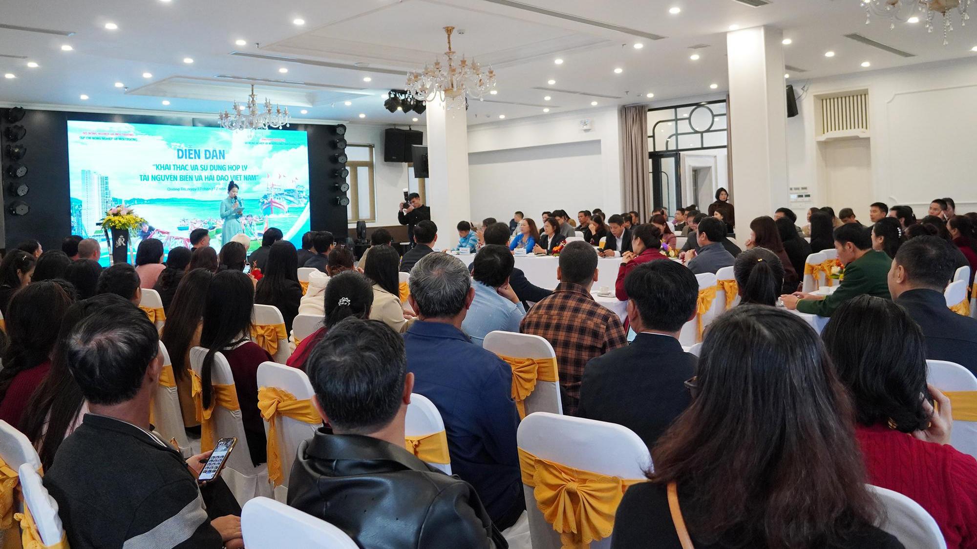 Diễn đàn “Khai thác và sử dụng hợp lý tài nguyên biển và hải đảo Việt Nam”