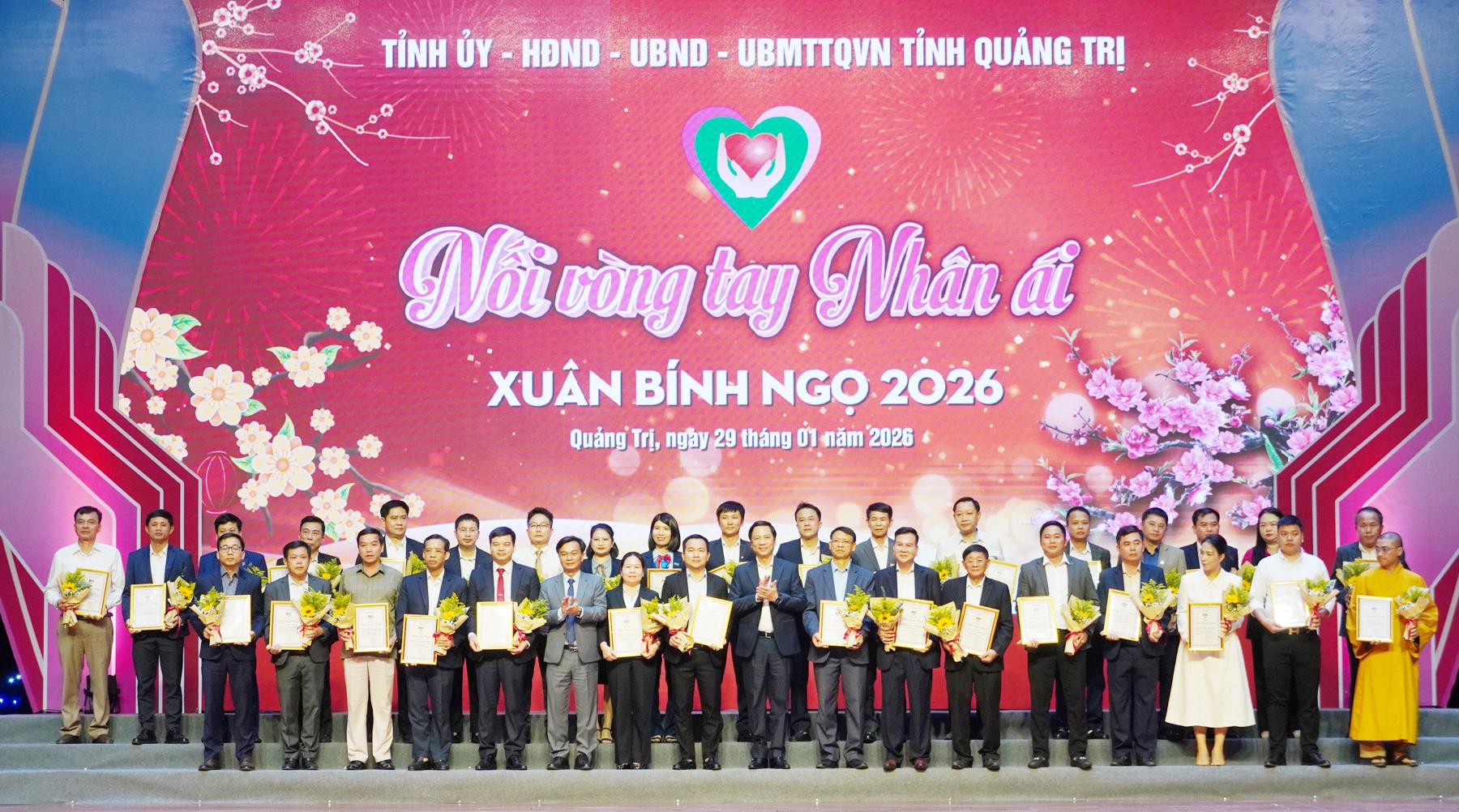 Chương trình “Nối vòng tay nhân ái” Xuân Bính Ngọ 2026 lan tỏa thông điệp “Đoàn kết - Nhân ái - Nghĩa tình”